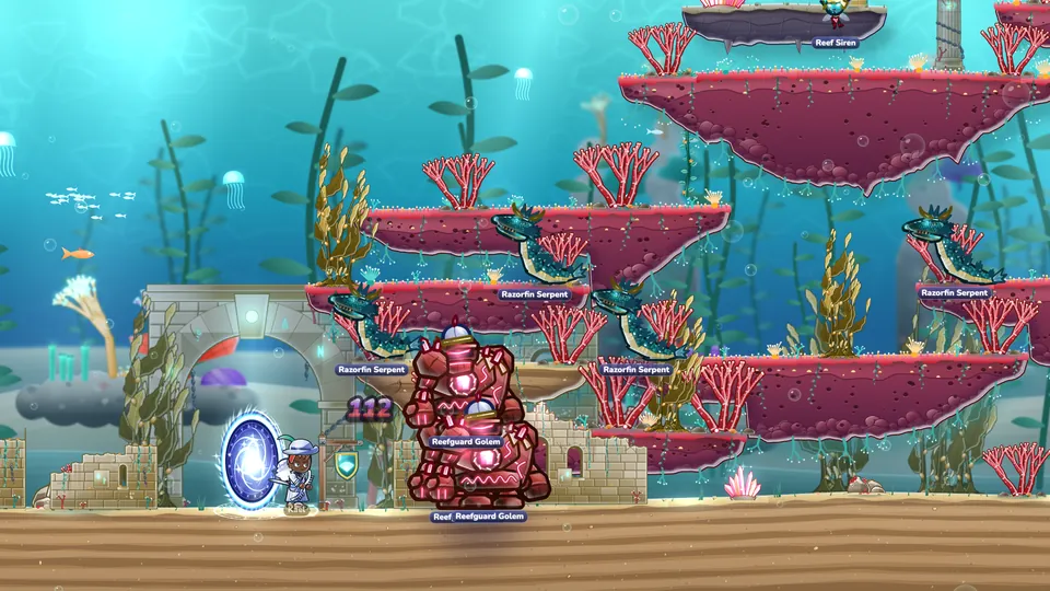 Coralreach Gardens, a map in Lanternport & the Tidewash