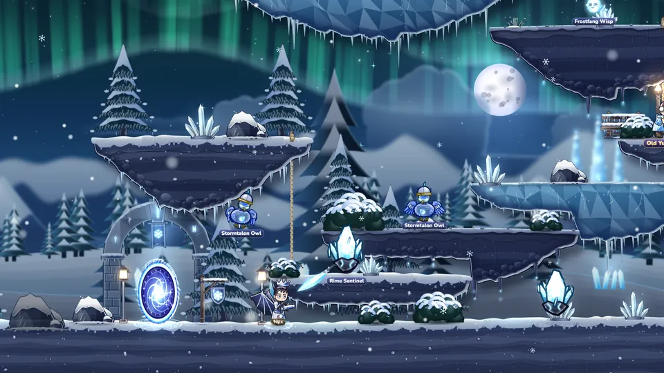 Frostveil Peaks, a map in The Ember Heights